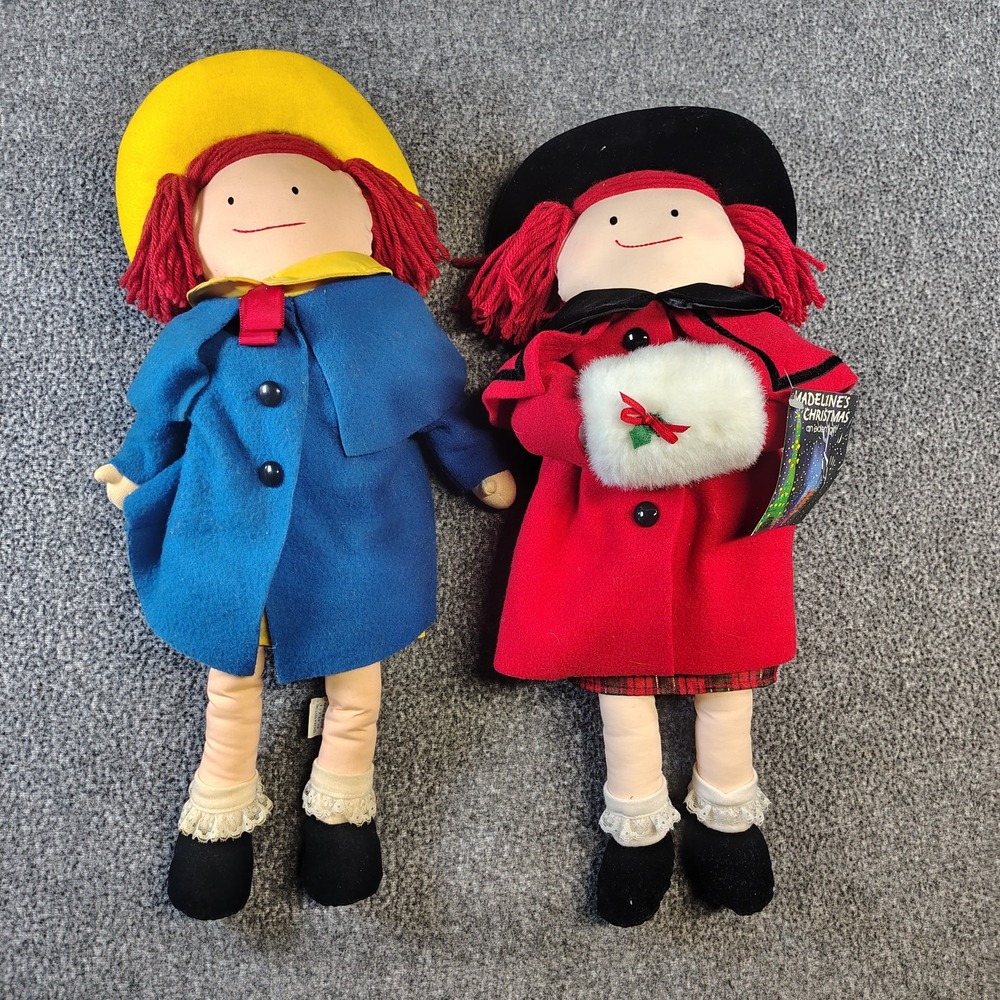 Madeline Vintage Plush Doll Sets 1990 Eden